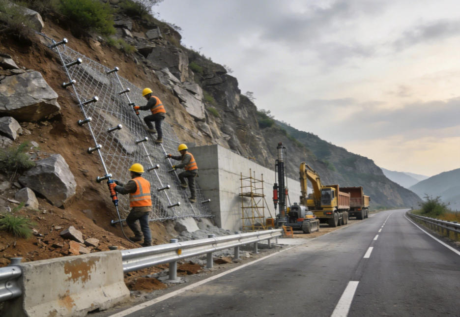 新会公路道路护坡